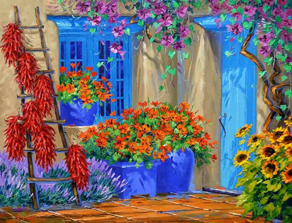 Southwest Accent & Decor Tile Mikki Senkarik Door Art MSA173AT
