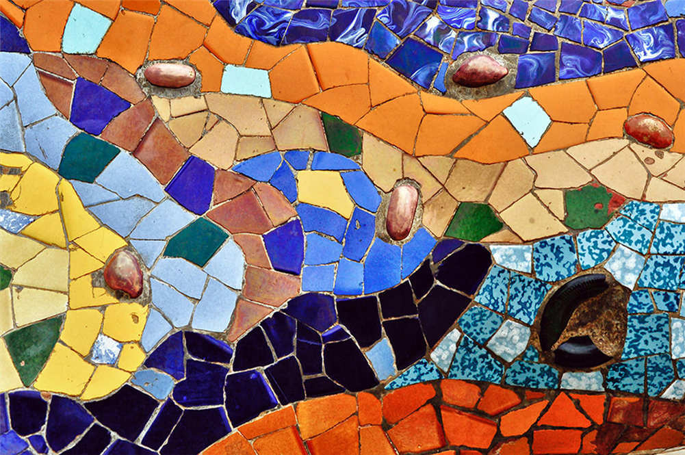 Many Colored Tiles 3D Floor Mural Photo Flooring Wallpaper Home Print Decoration