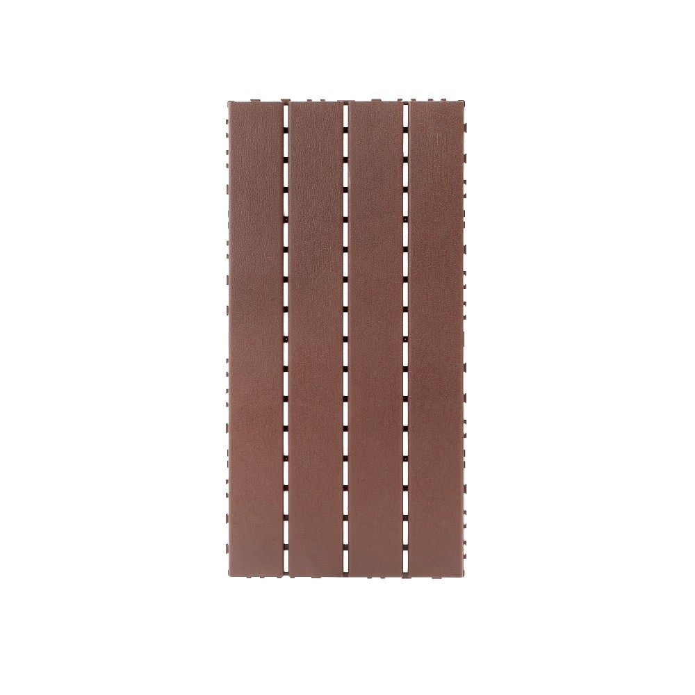 22 pieces of outdoor terrace deck tiles, DIY interlocking decking floor tiles