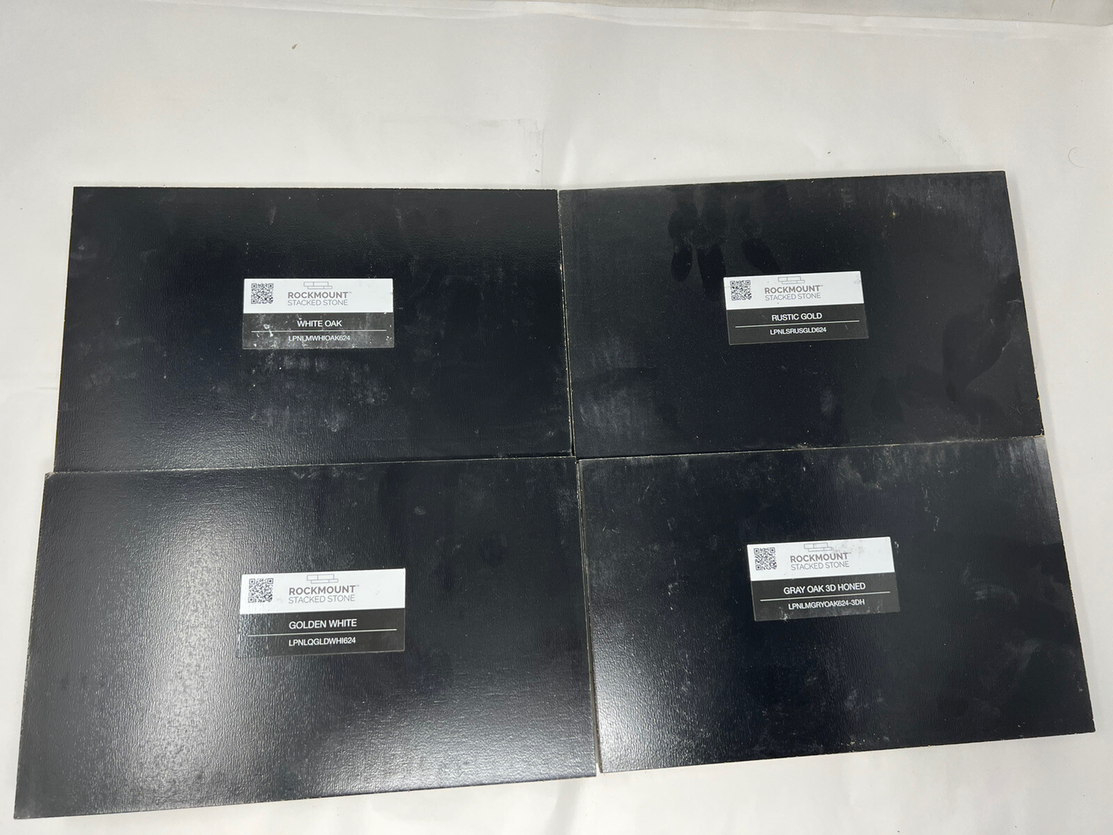 (13 Samples) 10″ x 5″ ROCKMOUNT STACKED STONE COLLECTION SAMPLE SET SEE COLORS!!