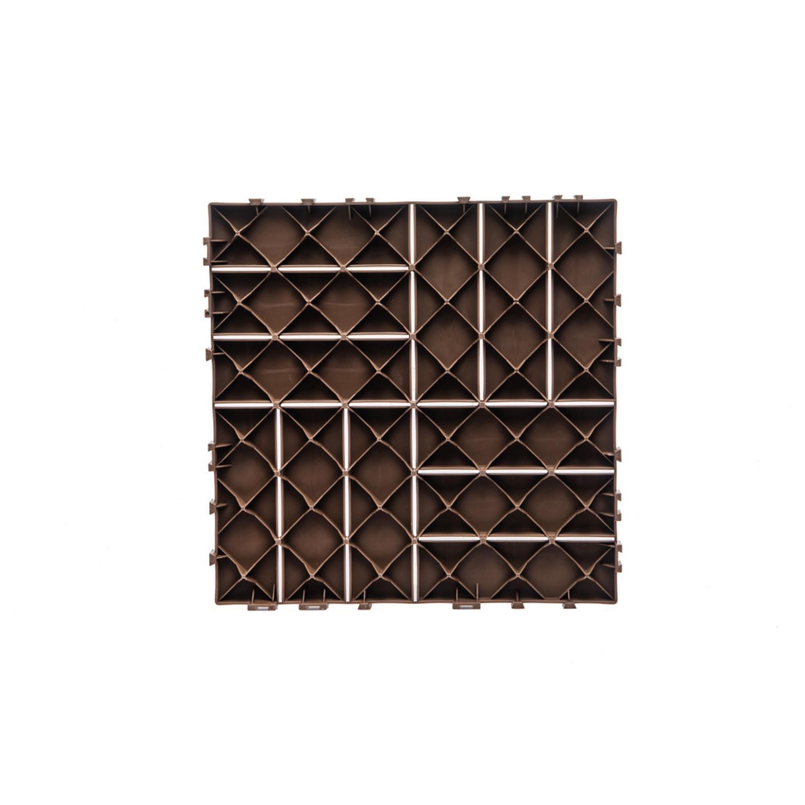 Interlocking Deck Tiles 68-Pack, 61.60 Sq.Ft, Waterproof, Composite Wood-Resin,