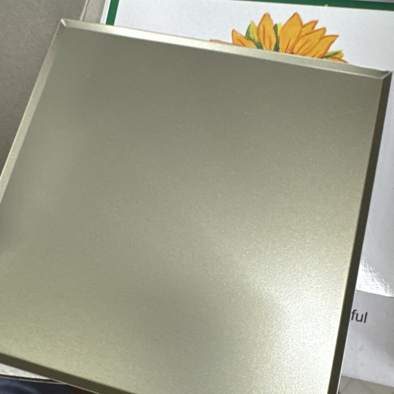 3 BoxesHandy Metal Wall Tiles 3 Square Feet Ea. 2 Boxes-sunflowers- 1 Box White