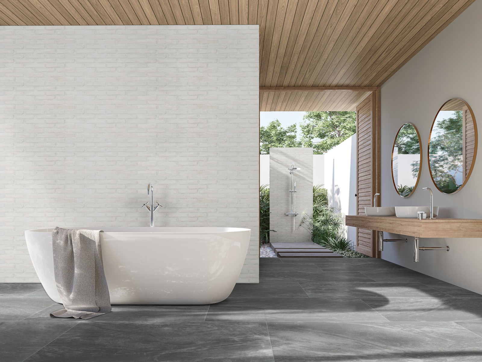 Ackland AKM-B-TE2.25X7.5SWN-CA Terabrik – 11″ x 28″ Clay Floor – Rustic Rouge