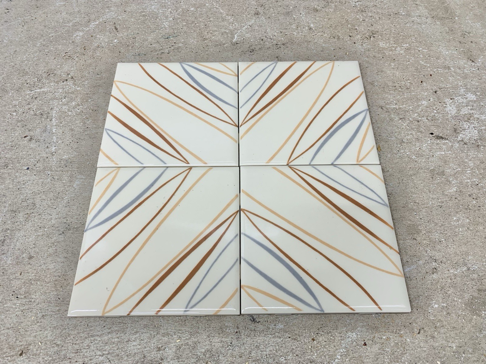 Vintage Mid Century Modern NOS Mosaic Tile Retro Kitchen Backsplash 1950’s Ohio