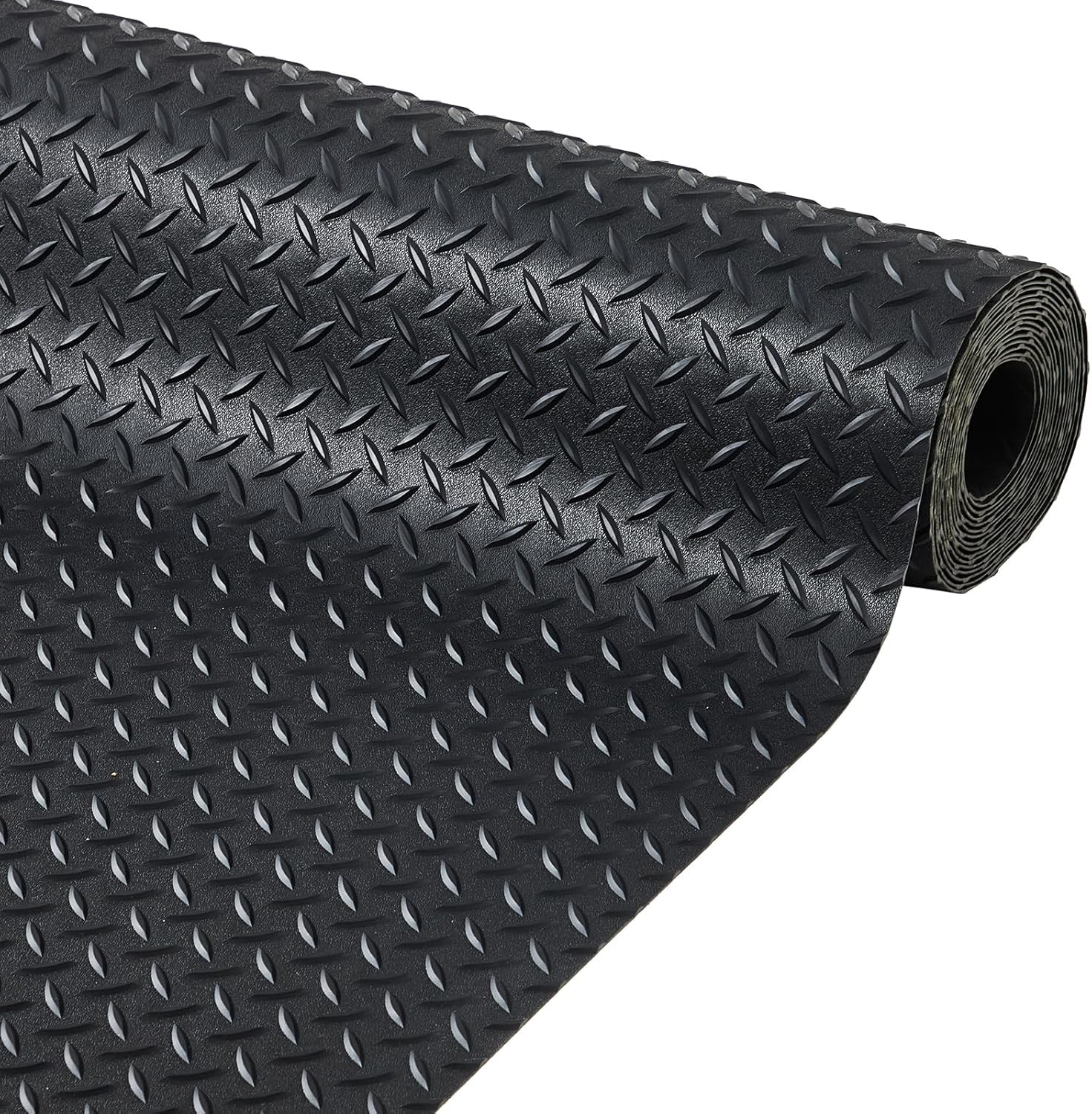 Garage Floor Mat 2.8 mm Thickened Diamond Plate PVC Garage Mats Flooring Roll