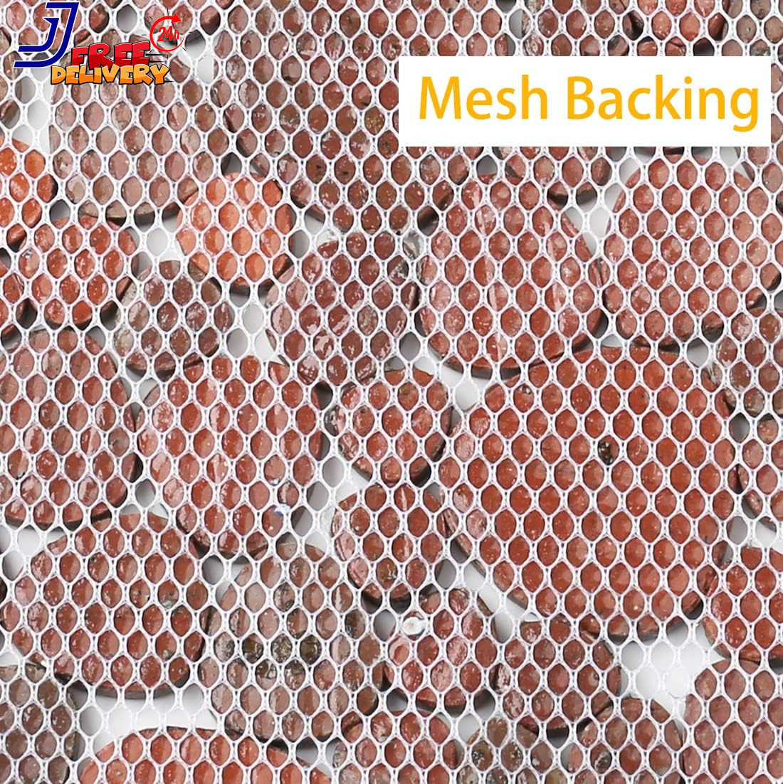 Pebble Tile for Shower Floor Aqua Cobalt Blue Mosaic Backsplash Tiles (5 Sheets)