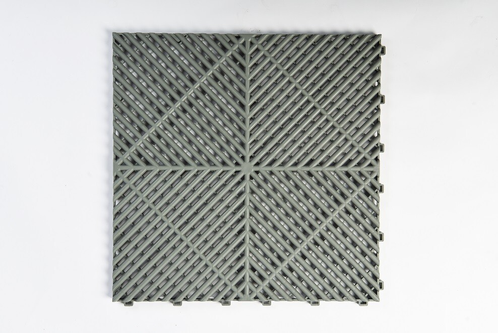 34 Garage Floor Tile Interlocking Perforated Basement Flooring Tile Case 16″x16″