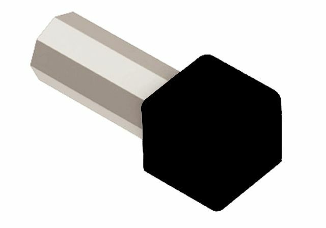 Schluter QUADEC Outside Corner 1/2″ Aluminum Black Finish ED/Q125GS
