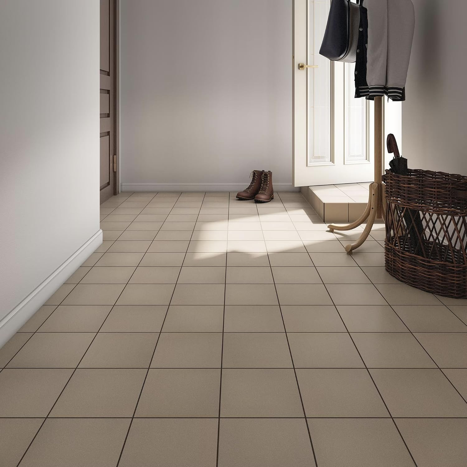 Quarry 6×6 Ashen Gray Quarry Floor Tile Abrasive Textured Unglazed (1 PIECE)