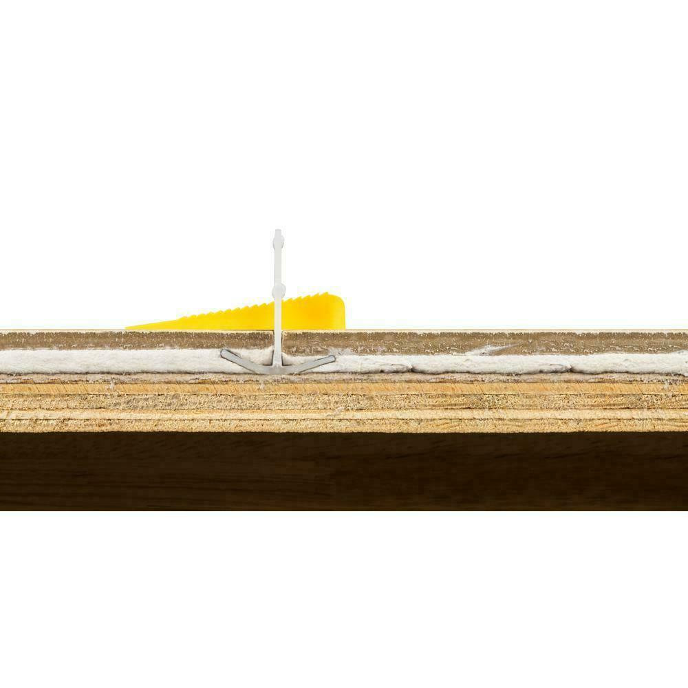 QEP LASH Curved Floor Tile Leveling System Clips Pt A -96-Pack & spacers Pt B