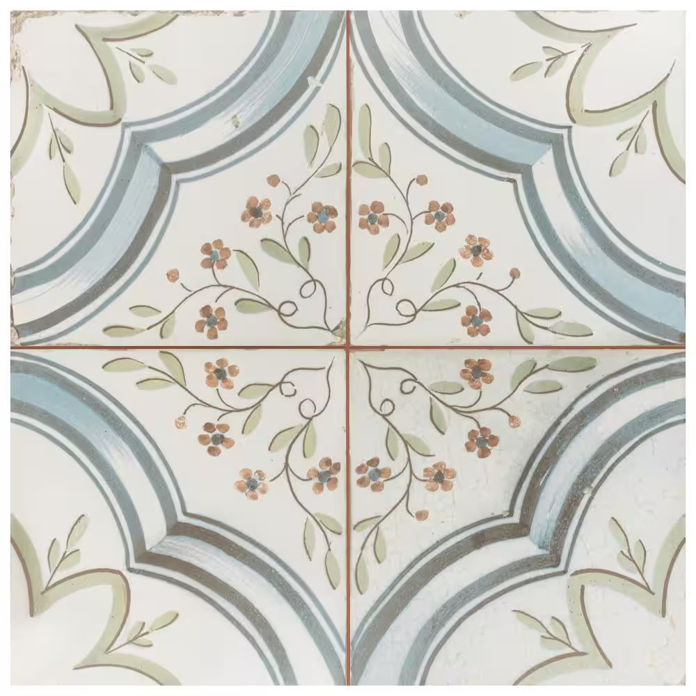 Kings Original Nijar 17-5/8 In. X 17-5/8 In. Ceramic Floor and Wall Tile (10.95