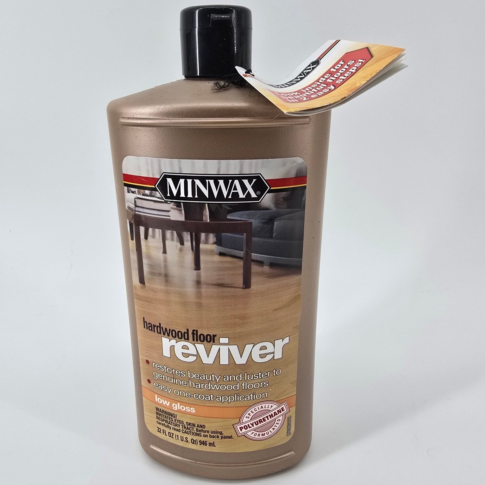 Minwax Hardwood Floor Reviver Unisex 32oz Clear Low Gloss Polyurethane Formula