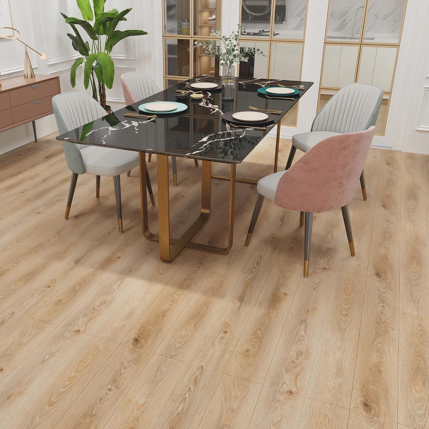 Residue-Free Vinyl Floor Tiles – Easy Installation