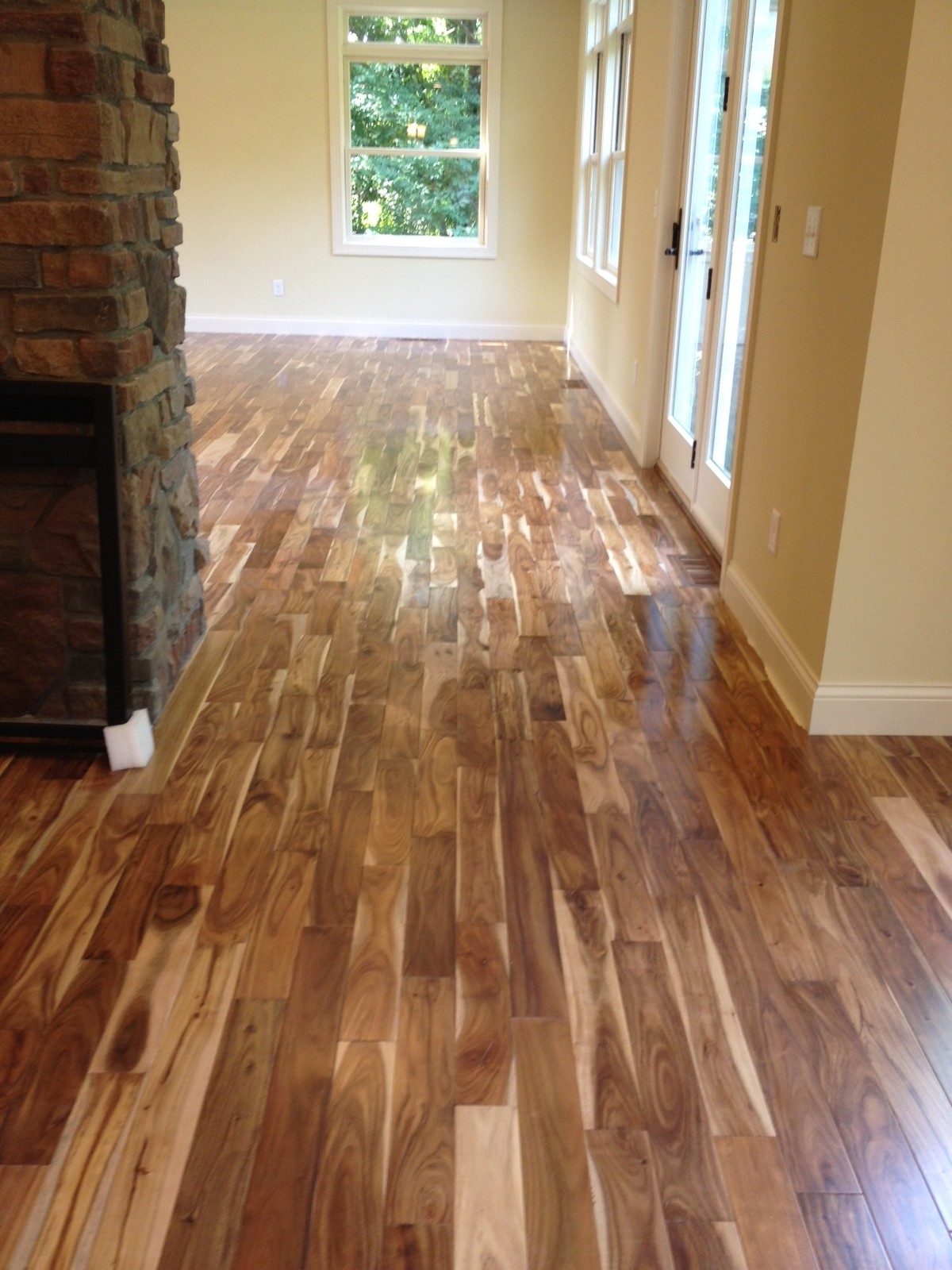 Acacia Asian Walnut Natural Prefinished Hardwood Wood Flooring Floor Sample