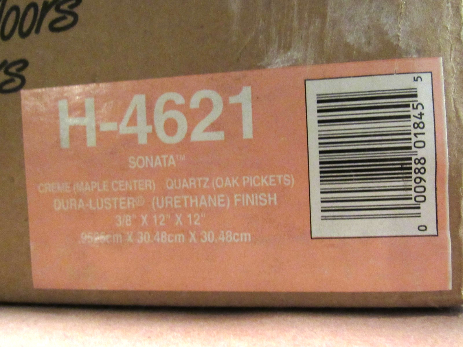 Bruce Sonata Maple Oak Hard Wood Flooring Parquet 14 sq ft H-4621 Creme Quartz