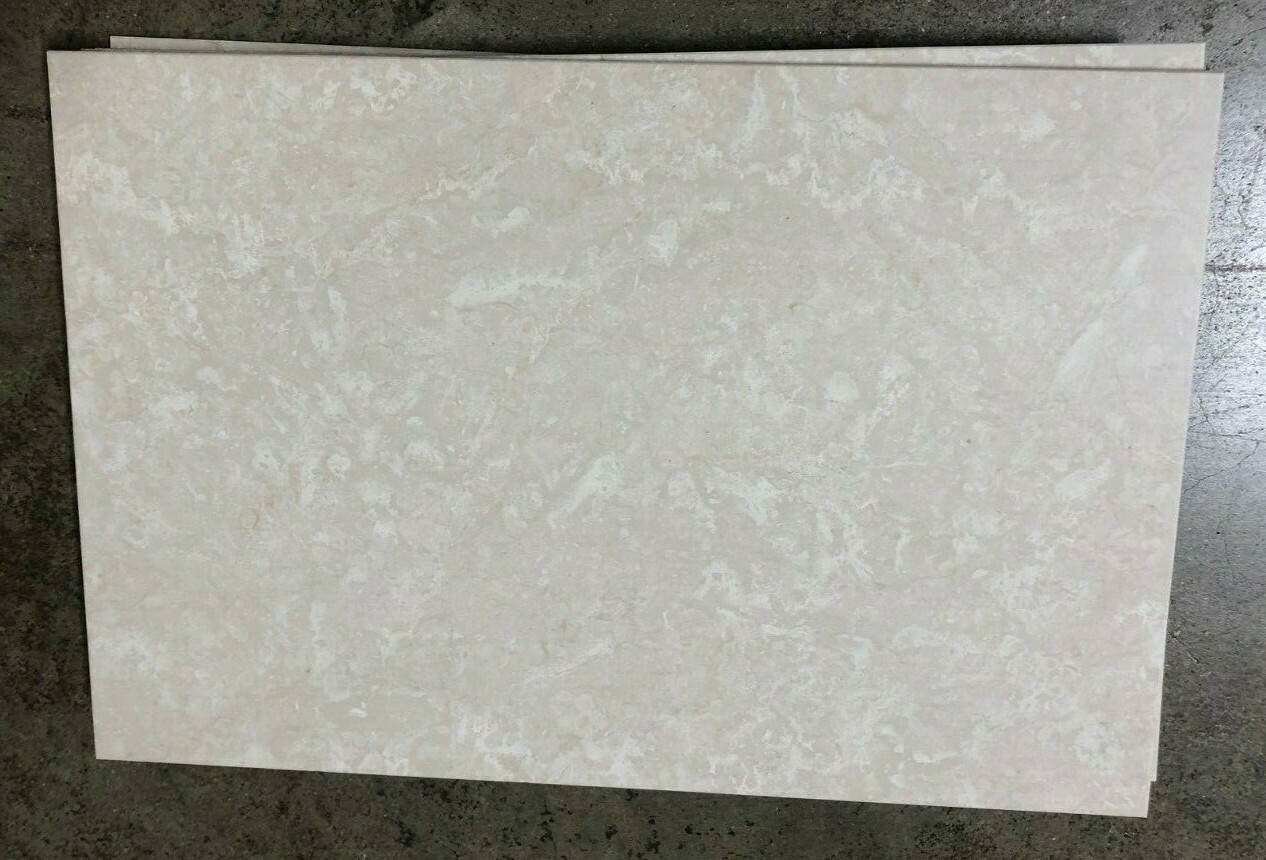 Tile 12×18 White Botticino Marble Natural Stone About 3×3 SAMPLE PIECE TS-22