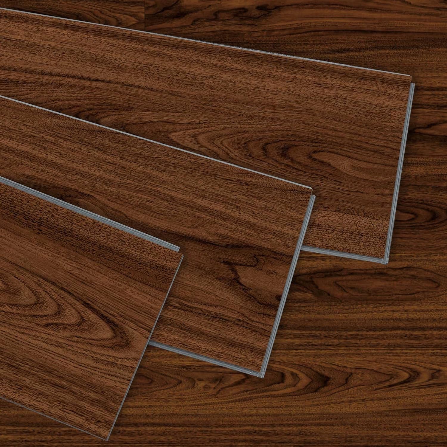 72PCS 36″x6″ Self-Adhesive PVC Vinyl Floor Plank Wood Tiles Peel Stick 2mm Thick