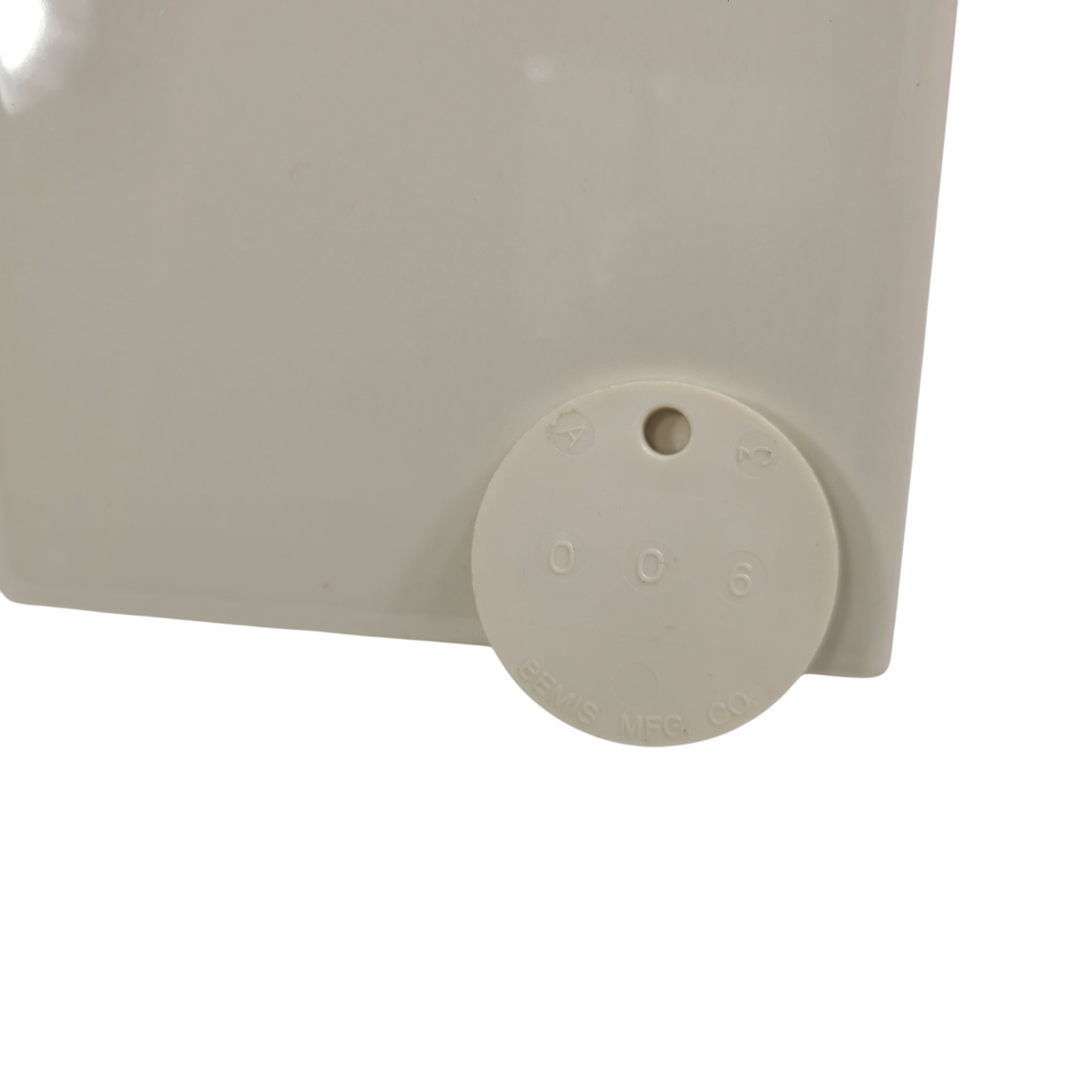Beige Almond Bone 4.25 in Ceramic Tile Bullnose Shower Corner Subway Curved Edge
