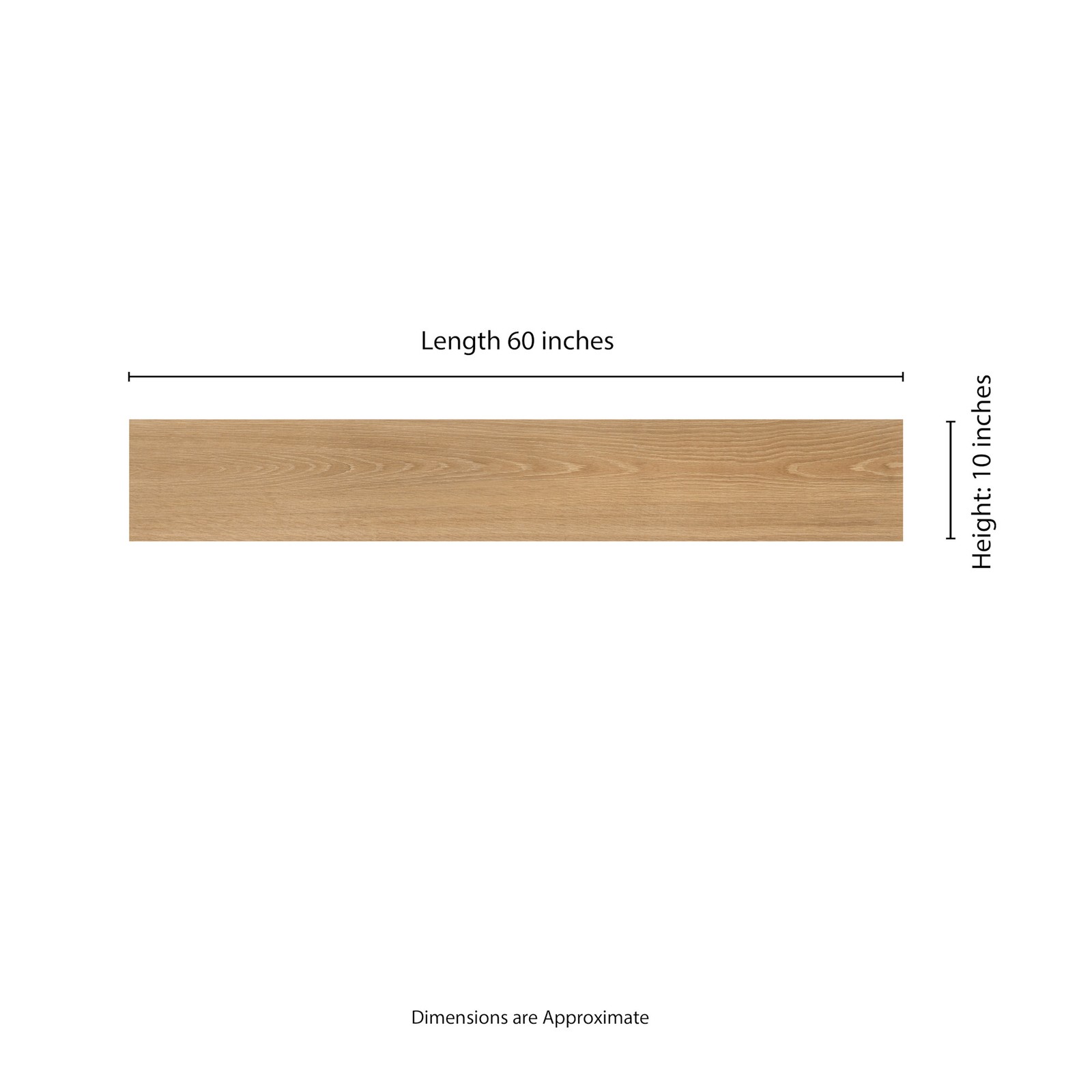 Ackland AKNPTFON10X60M-CA Fontana Birch 10 in. x 60 in. Wood Look – Birch