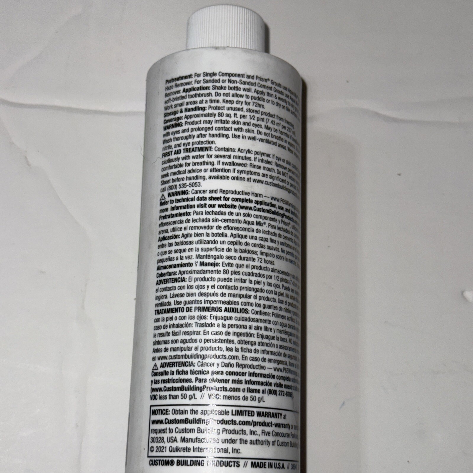 Grout Renew Colorant & Epoxy Sealer 8 fl oz, 546 CAPE GRAY GCL Free Shipping