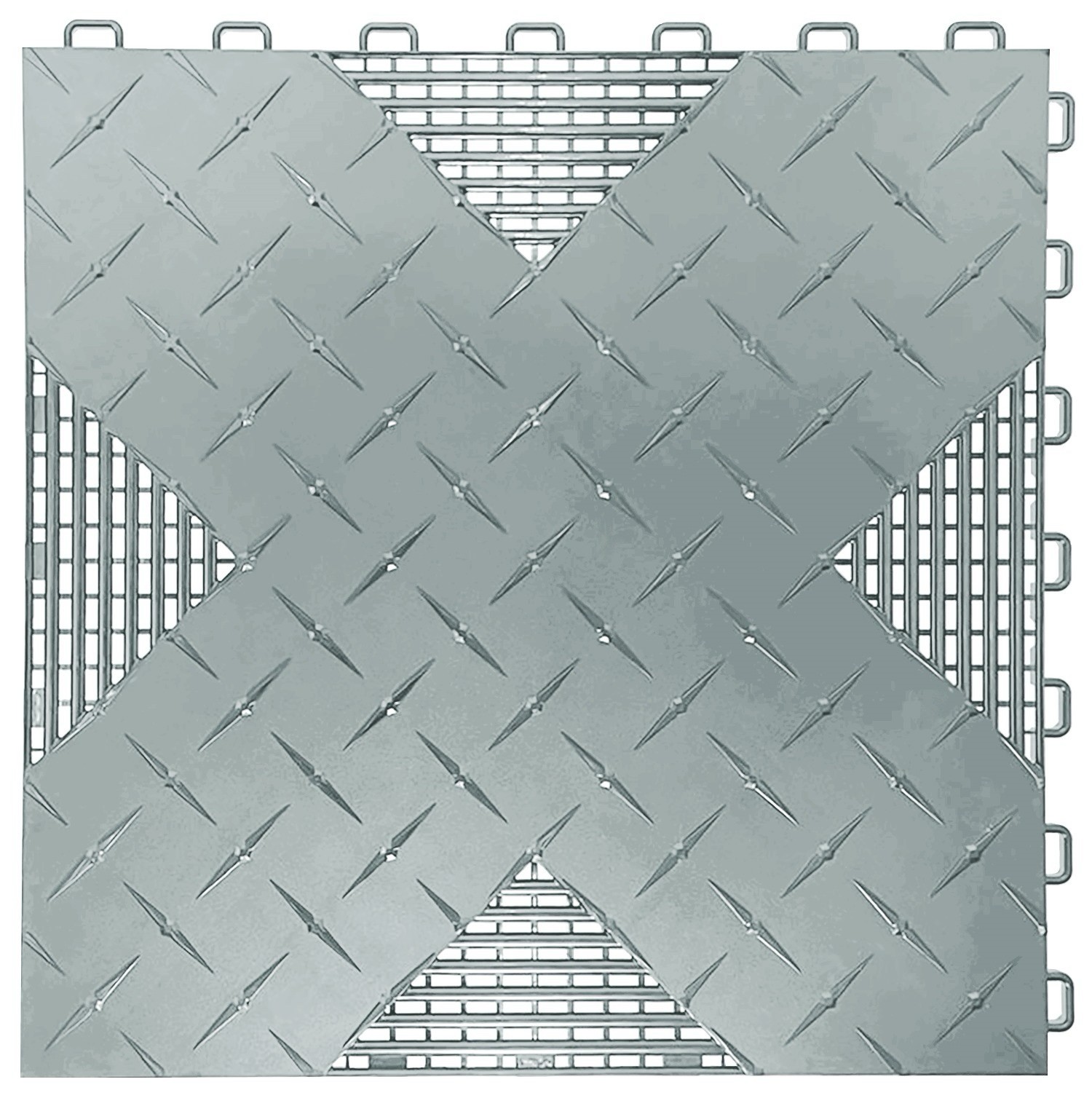 Black … HYBRID-X garage floor tiles. 50 square feet 17” X 17” MADE IN USA