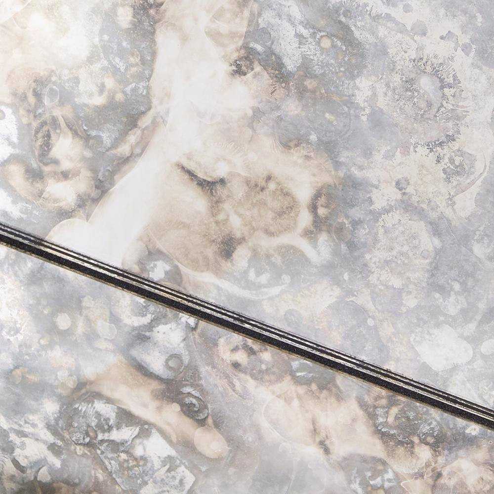 Lana Silver 6 In. X 18 In. Antique Glass Wall Tile (6 Sq. Ft. / Case)