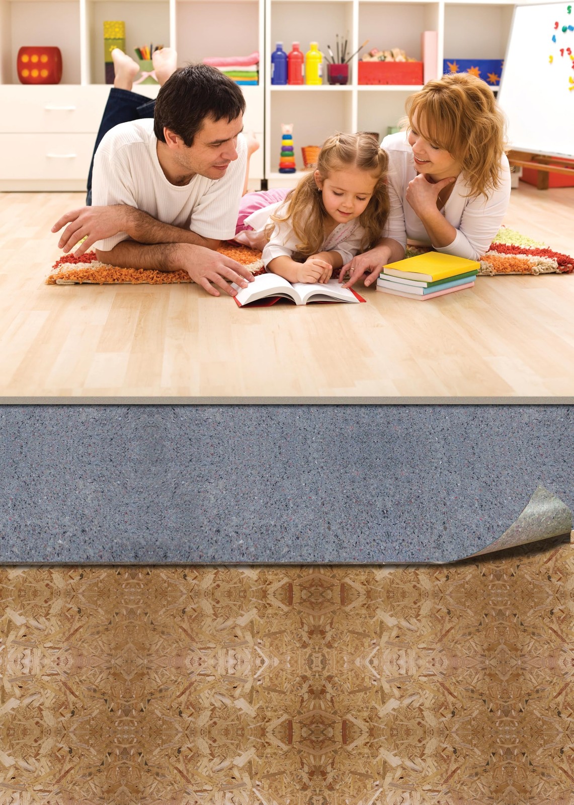 Insulayment Laminate Wood And Tile Flooring Underlayment Floating Glue Down Or