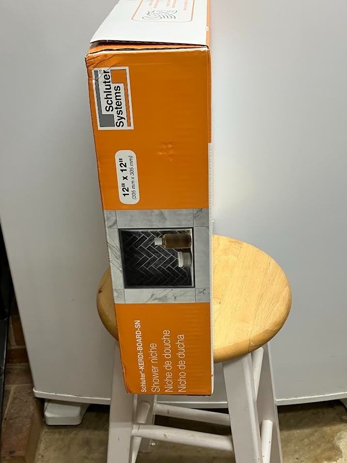 Schluter KERDI Board Prefabricated Niche 12″ x 12″ Waterproof Ready to Tile-NIB