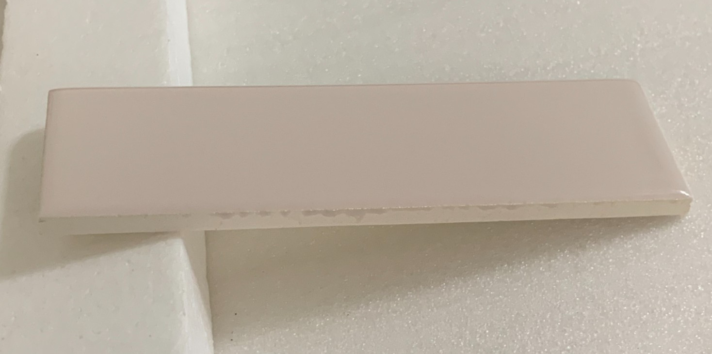 New Vintage Florida 2″ x 6″ Flat Surface Bullnose Blush#82 Gloss