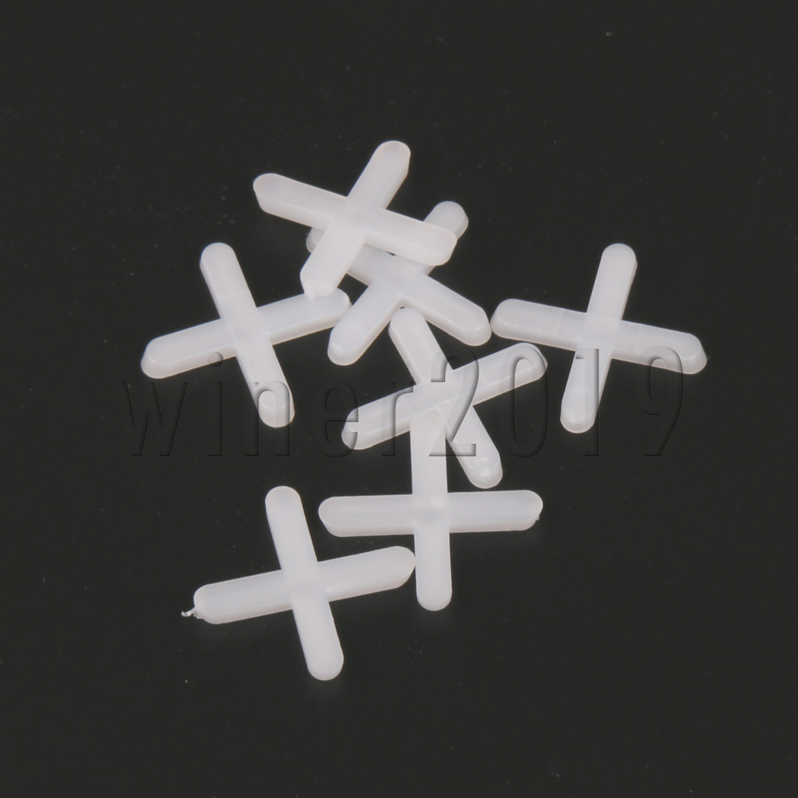 Traditional Flexible Tile Spacers for Floor 1/8 Inches Wide White Pack of 500