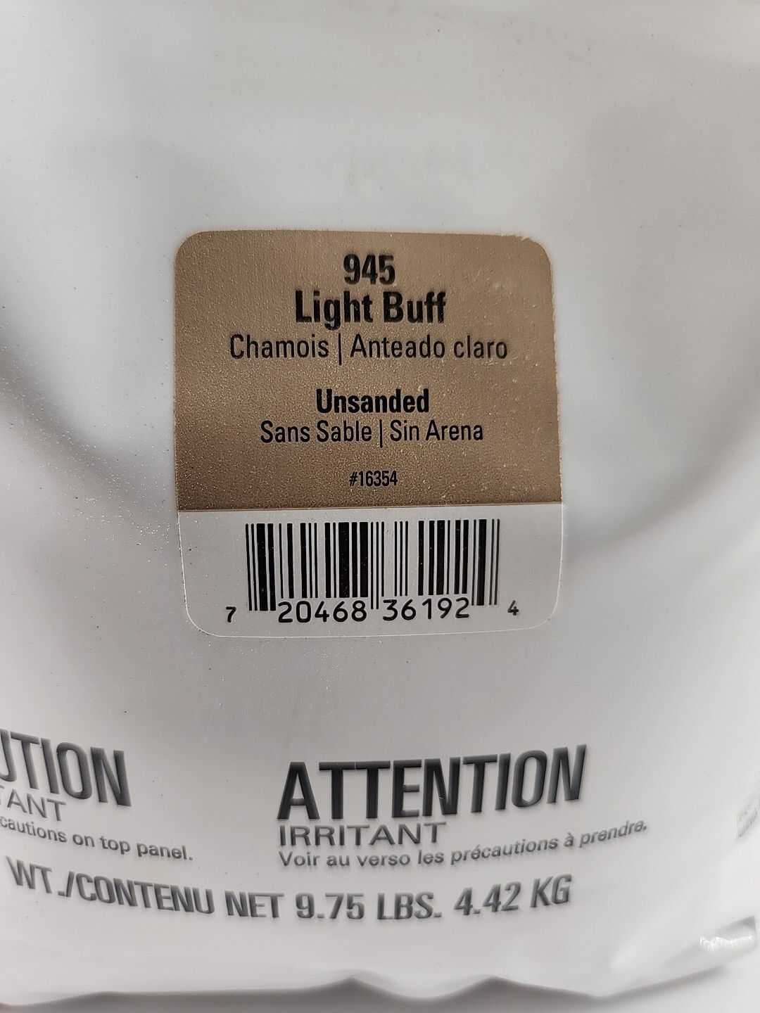 TEC – 620 – AccuColor Premium Unsanded Grout – 945 Light Buff – 9.75 lb – Qty 4