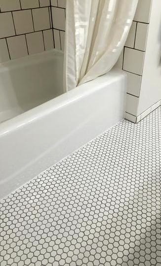 1″ White Glossy Hexagon Porcelain Mosaic Tile Wall Floor Backsplash (BOX OF 10)