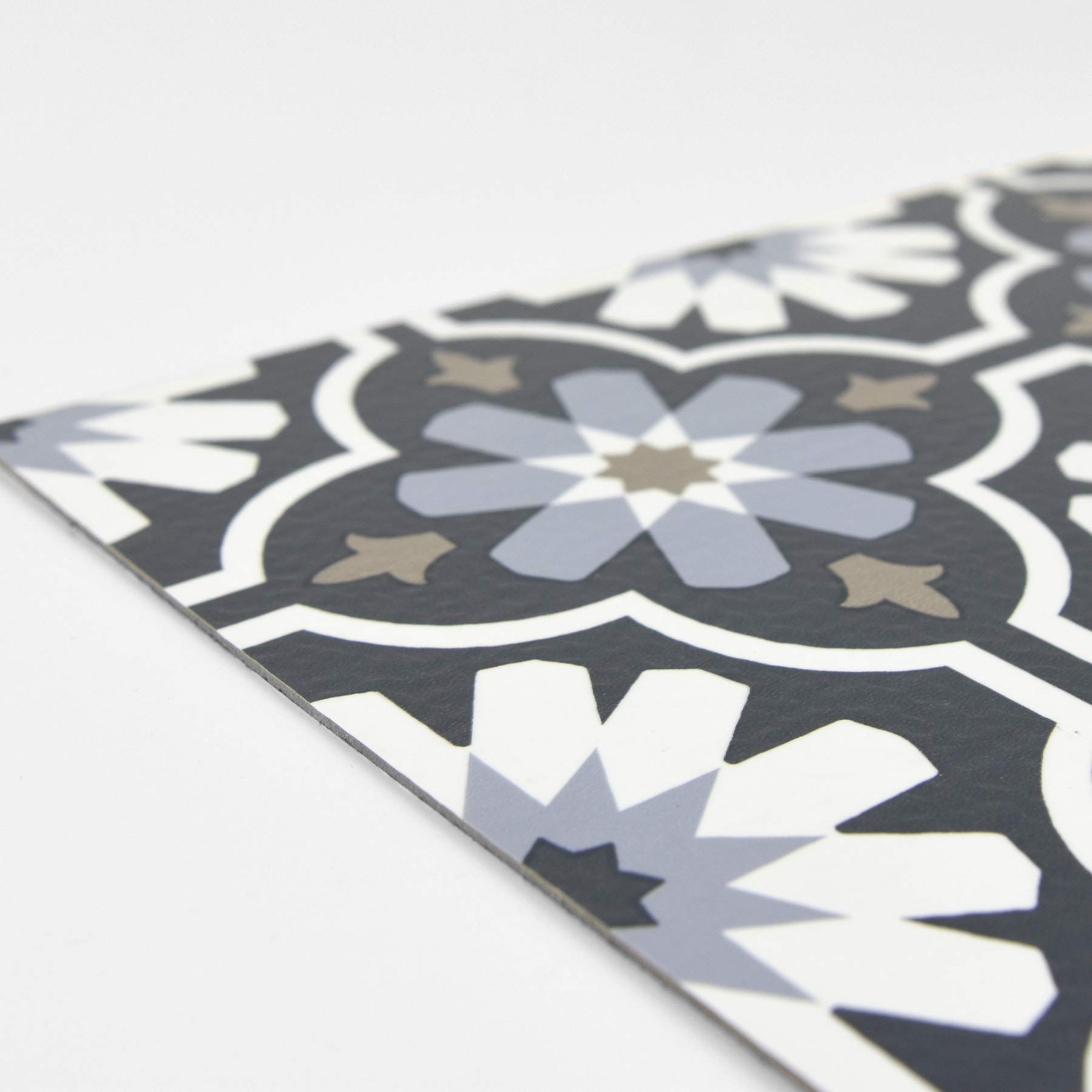 Peel and Stick Floor Tiles, Multicolor Sevilla Design, Easy DIY Home Flooring