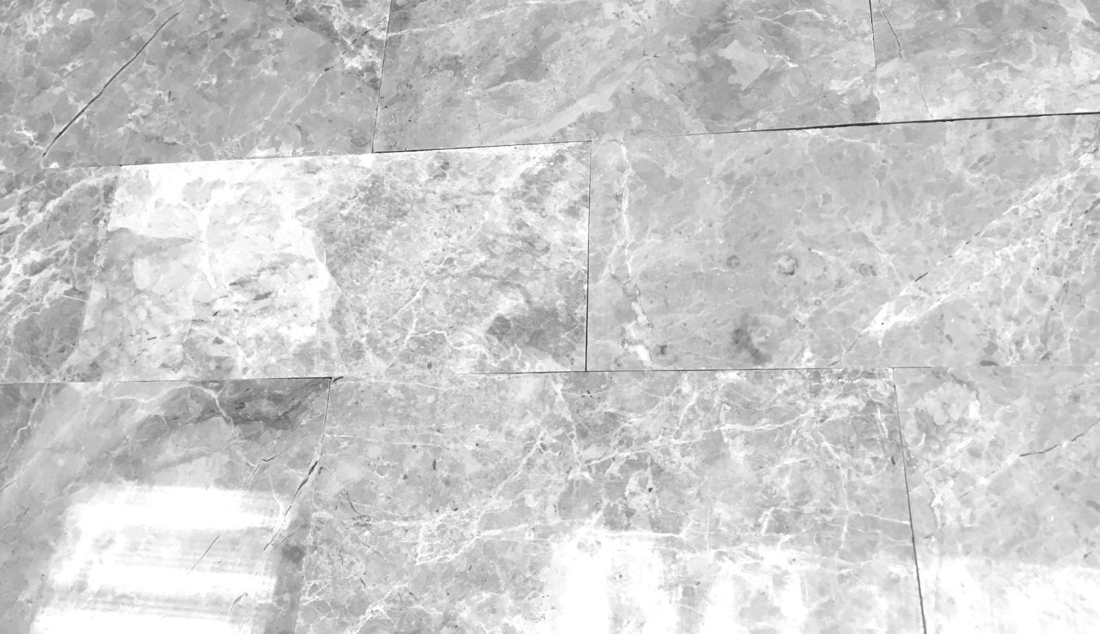 Gray 3×6 Subway Polished Marble Tile Backsplash Wall and Floor (Sold per piece)