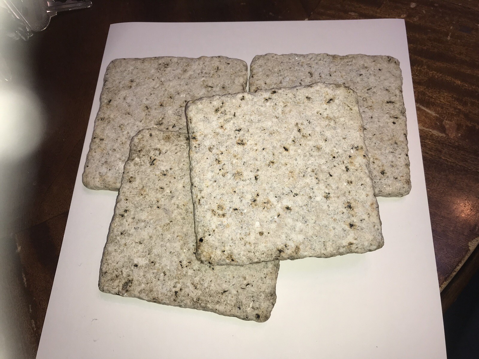 4”x4” Granite tile Tumbled 10x You Get 10 Items￼