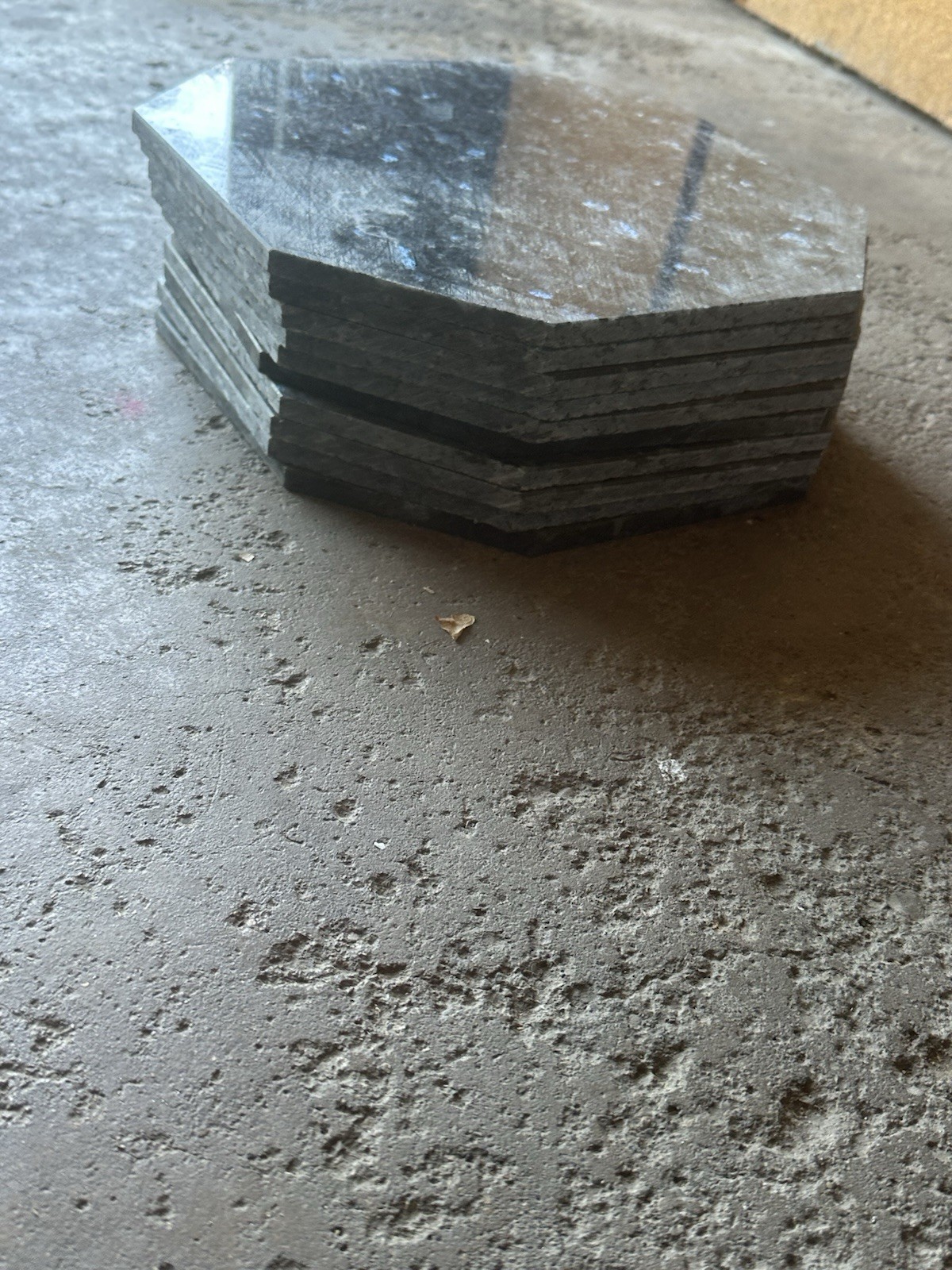 Octagon Stone-Look Speckled Gray Matte Textured 8×8 Floor/Wall Tile.12 $50/ tile