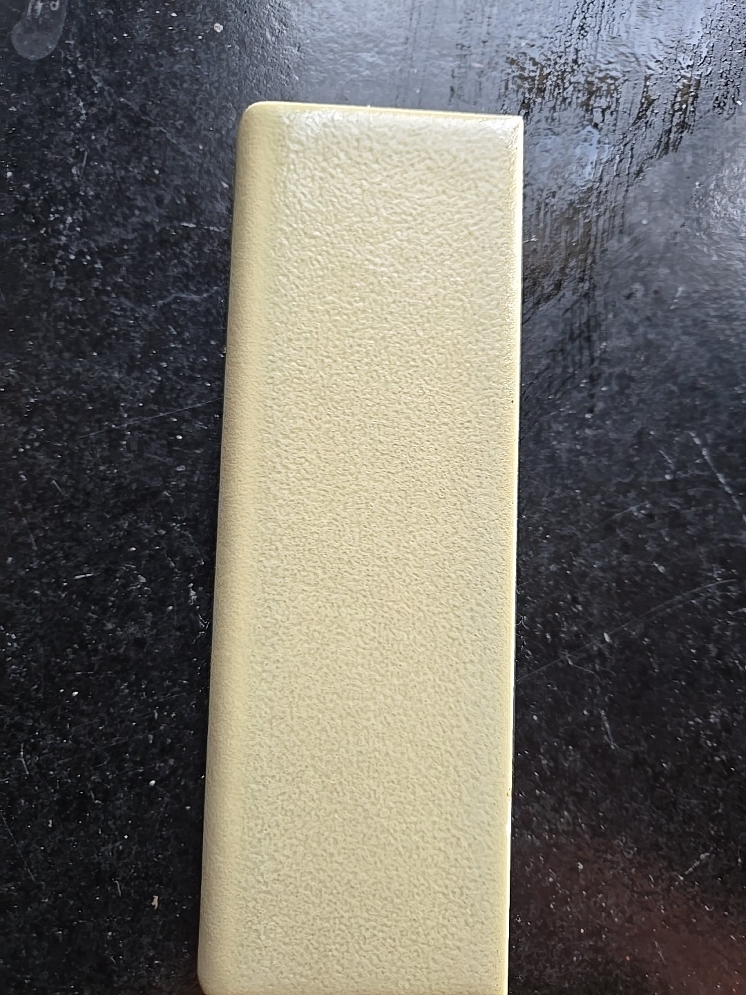 Vintage Crystalline Sage 6″ X 2″ Flat Bullnose Trim Tile NOS American Olean