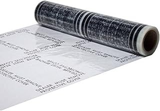 Hi-Tech Auto Adhesive Plastic Floor Mat, 4 mil | Perforated Every 24″ | 100 Mats