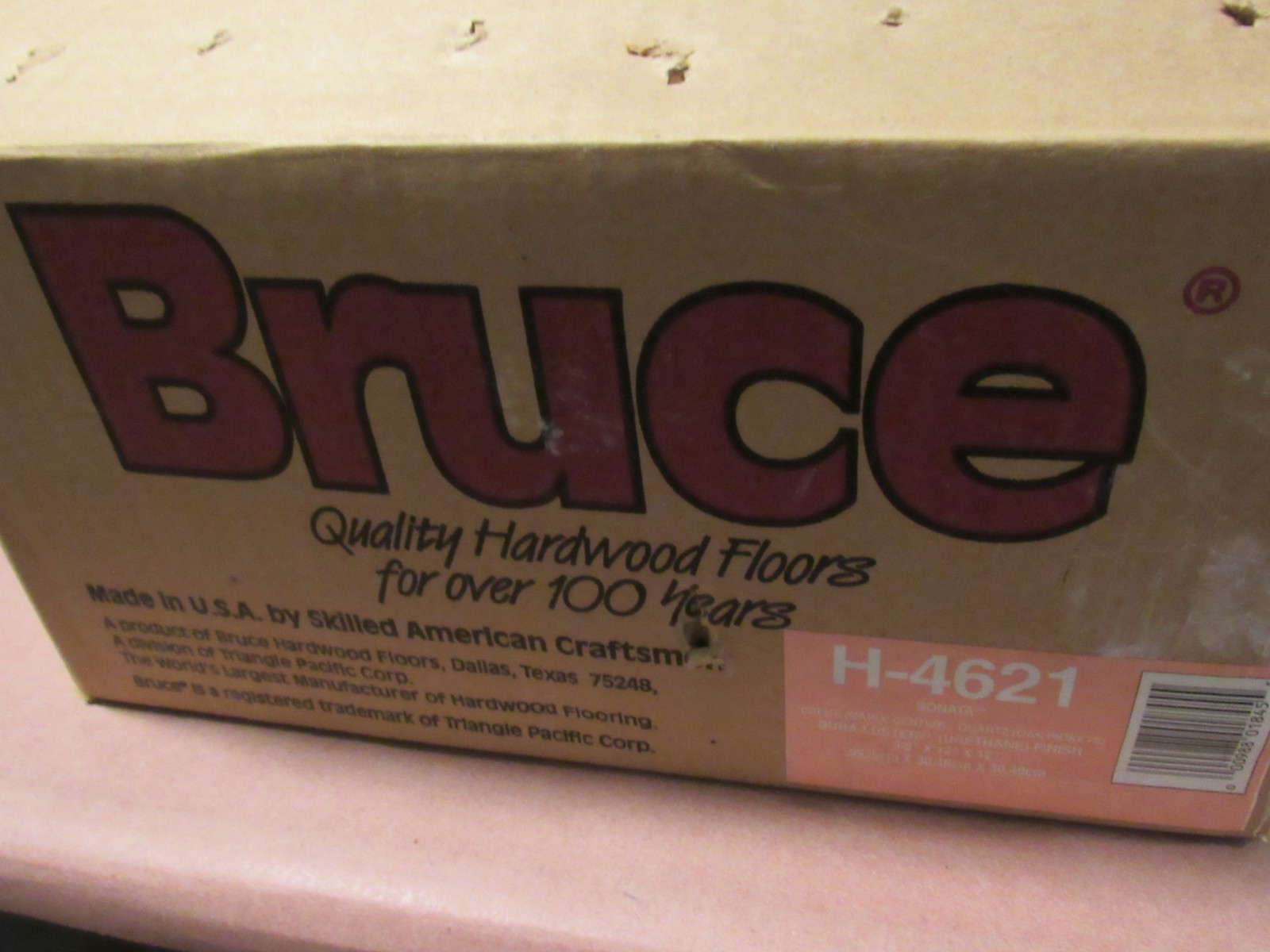 Bruce Sonata Maple Oak Hard Wood Flooring Parquet 14 sq ft H-4621 Creme Quartz