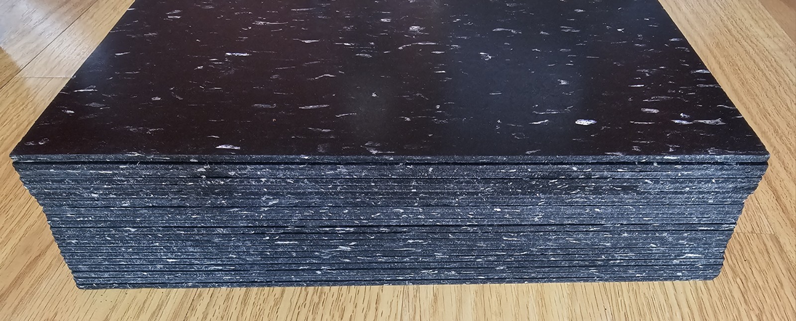 Flextile Commercial Vinyl Composition Tile 12×12 Black White Speckle VCT Lot 22