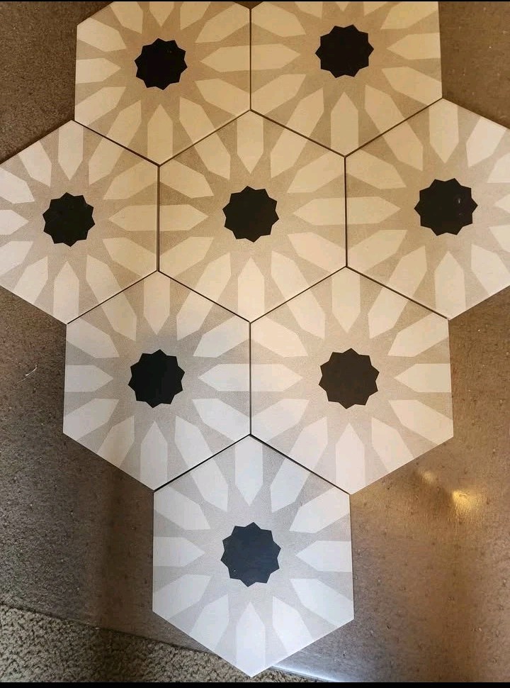 Bedrosians Allora Hexagon Matte Porcelain Tile Geometric Pattern 10″x8.5″