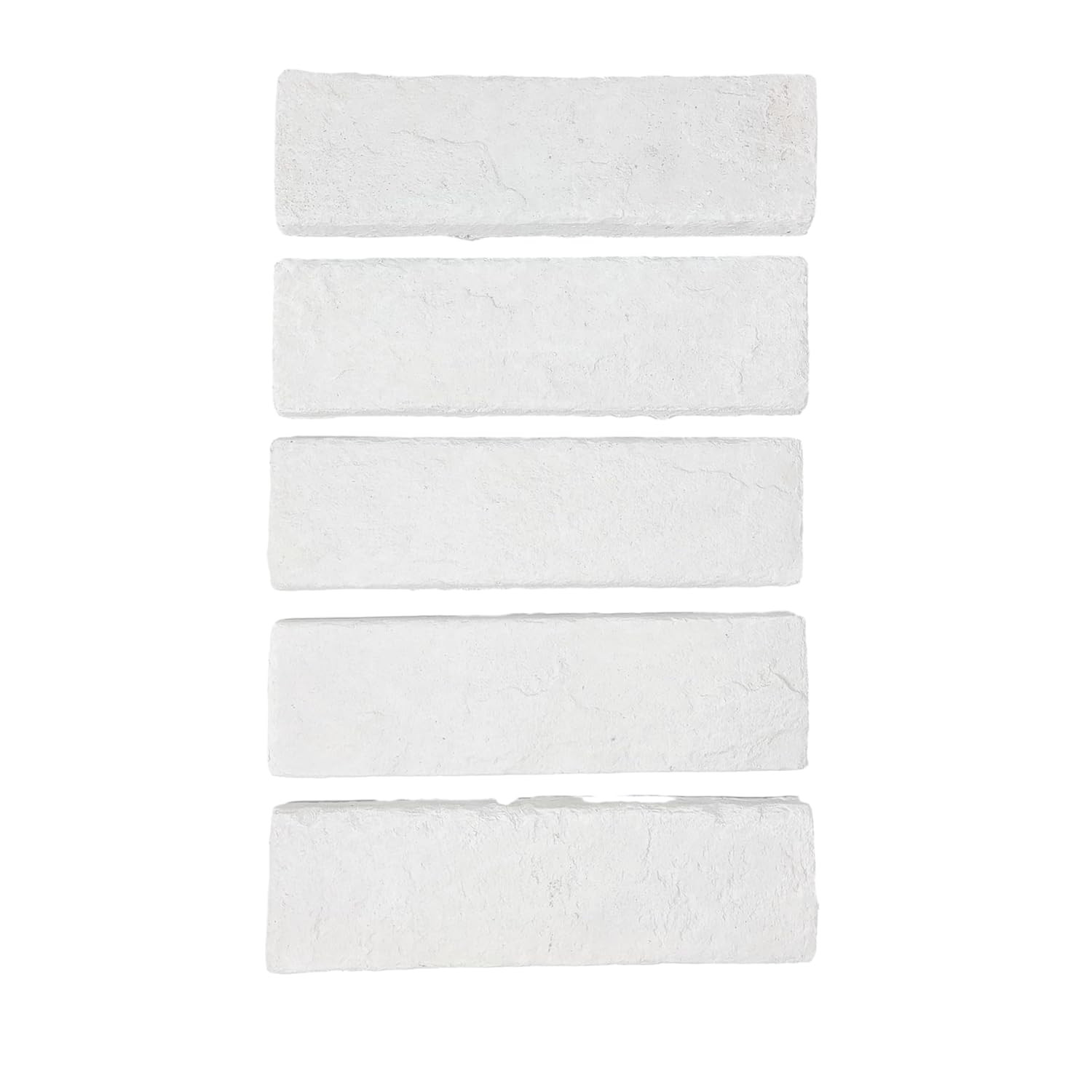 20 Pcs White Faux Brick Veneers for Indoor/Outdoor Wall Decoration