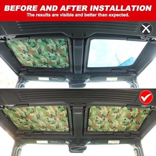 Sunroofs Shade Compatible with 2022 2023 2024 2025 2026 Hummer Camouflage Style