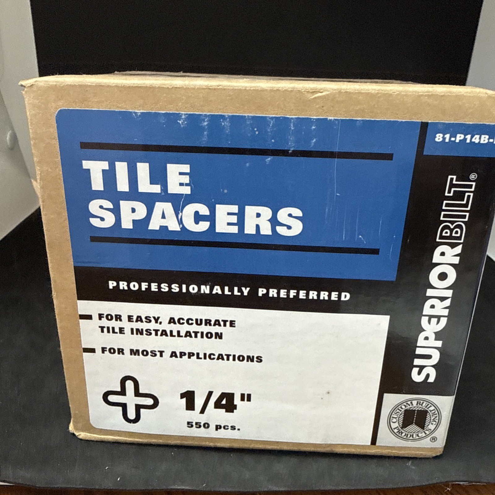 Superior Bilt Tile Spacers 1/4 Inch NEW in Box 550 pieces