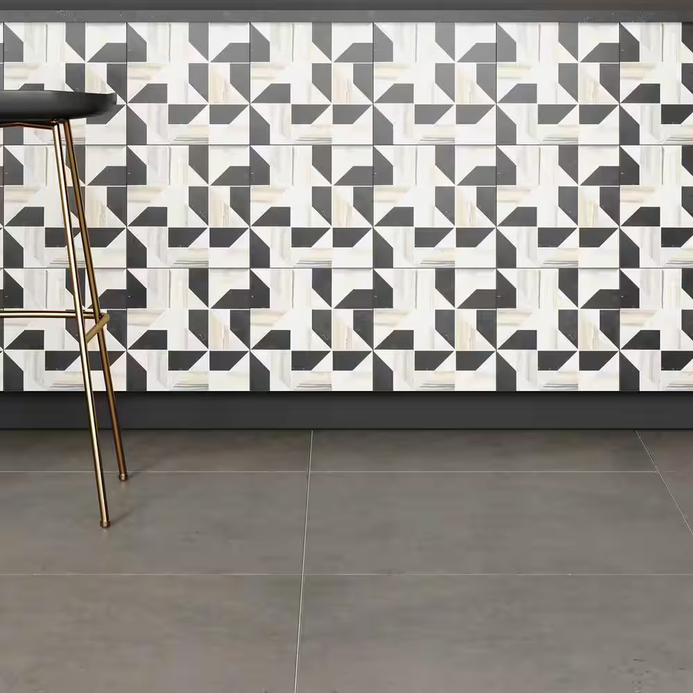 Materika 32 In. X 32 In. Mud Porcelain Floor Tile (13.77 Sq. Ft./Case)