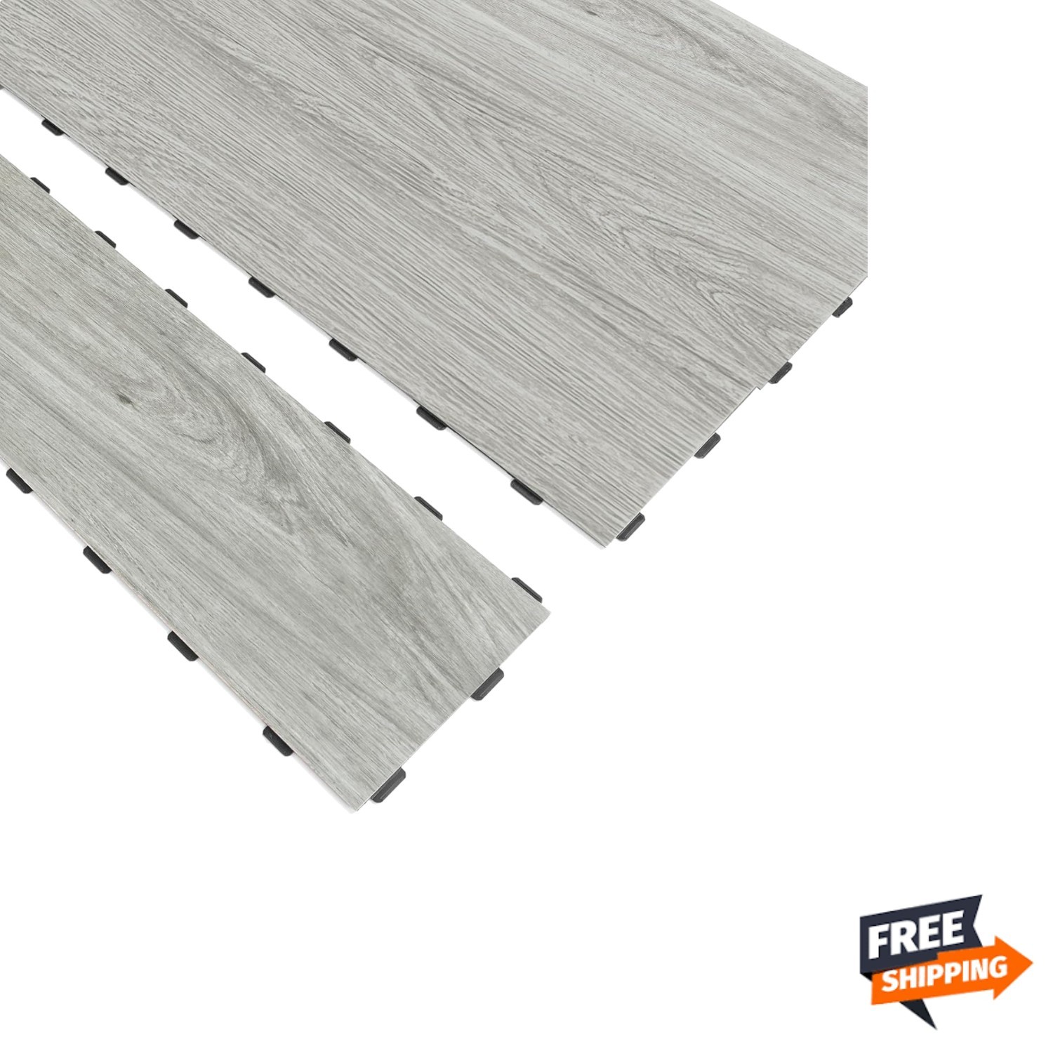 Waterproof and Reusable Vinyl Flooring Tiles – 36 x 6 Inch, 18 Pack for Any Room