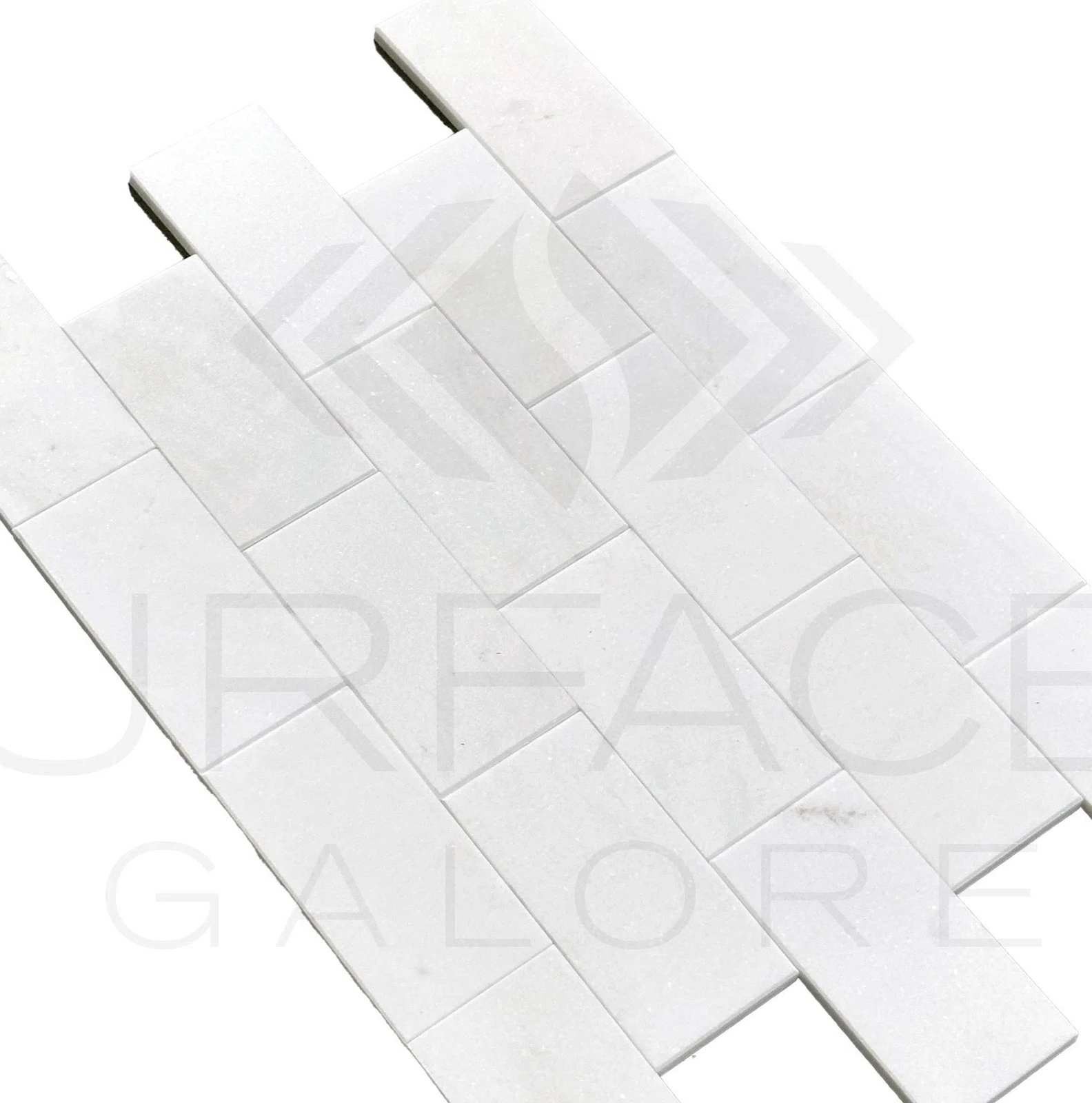 Thassos White Marble Standart Quality 6X12 Polished Tile 150 Sq.Ft. $8.99/Sq.Ft.