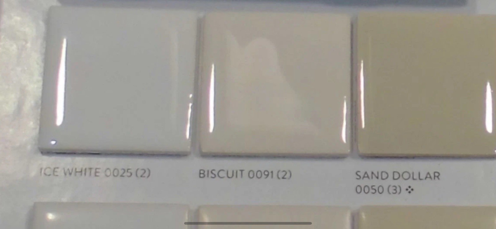 American Olean Glossy Subway Wall Tile 4.25” Lot of 9 Tiles – 0091 Biscuit Color