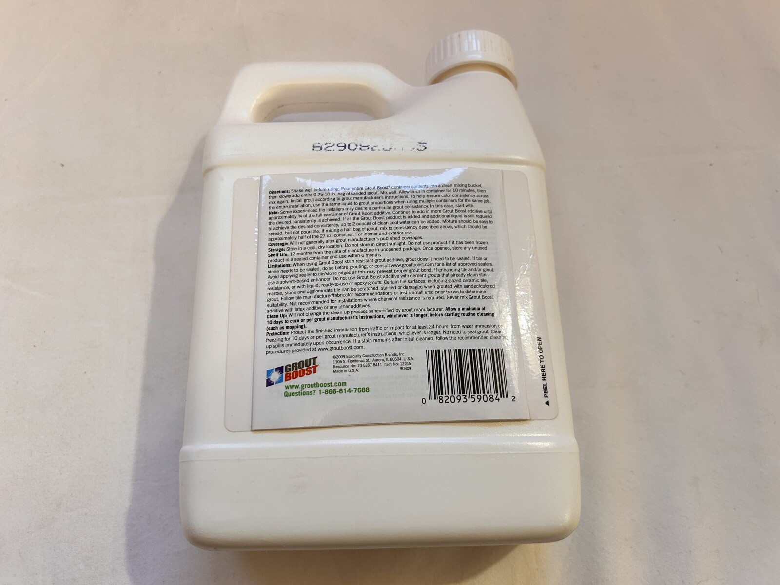 Stain-Proof Additive For Sanded & Unsanded Grout – ‘Grout Boost’ 27fl oz