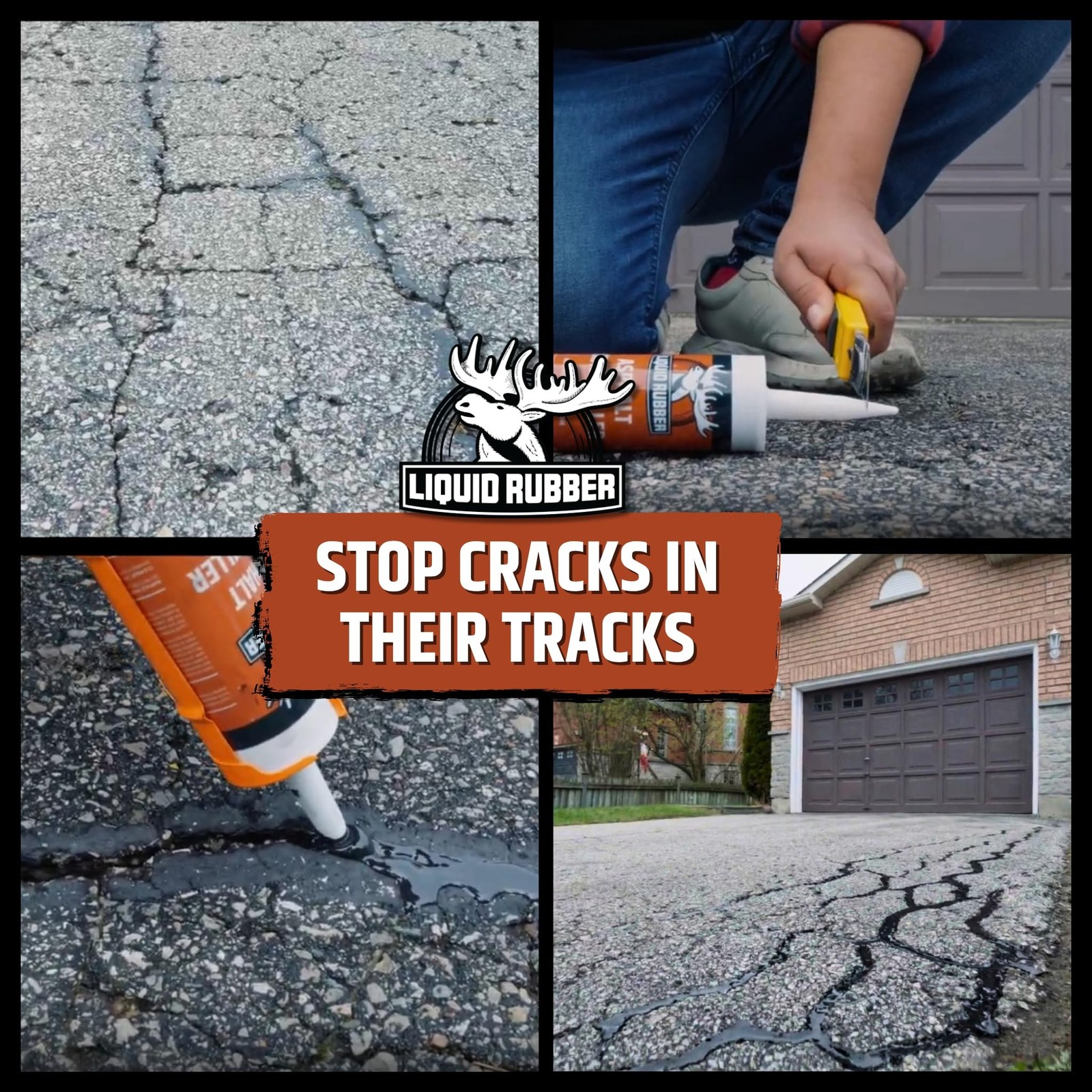 Liquid Rubber Asphalt Crack Filler – Professional-Grade Self-Leveling Waterpr…